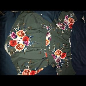 Off the shoulder romper